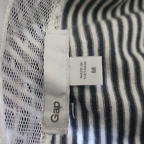 GAP Short Sleeve Knit Striped Cardigan - Picture 7 of 9